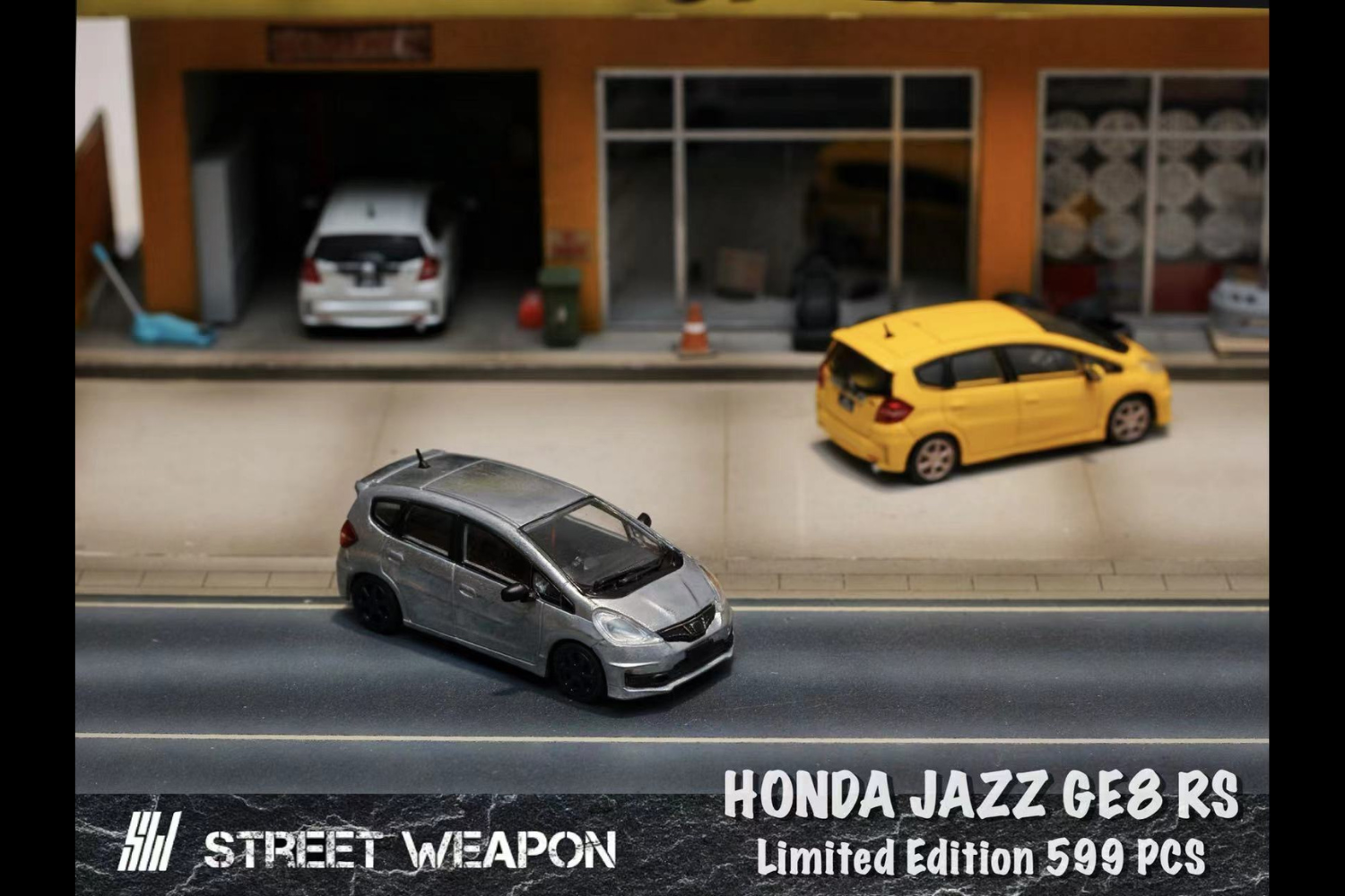 [STREET WEAPON] 1/64 Honda Jazz GE8 RS Second Generation Fit