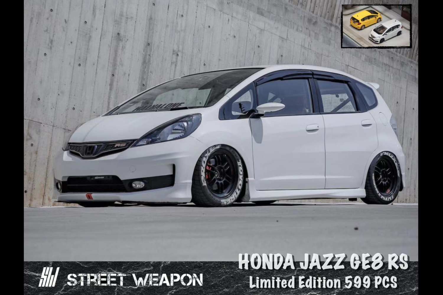 [STREET WEAPON] 1/64 Honda Jazz GE8 RS Second Generation Fit