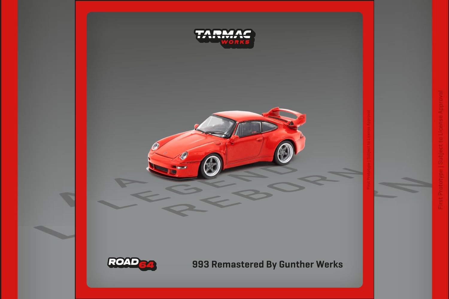 [TARMAC WORKS] 1/64 993 Remastered By Gunther Werks Red -  ROAD64