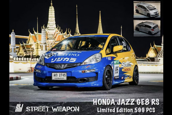 [STREET WEAPON] 1/64 Honda Jazz GE8 RS Second Generation Fit