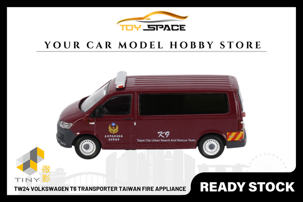 [TINY] TW24 Volkswagen T6 Transporter Taiwan Fire Appliance