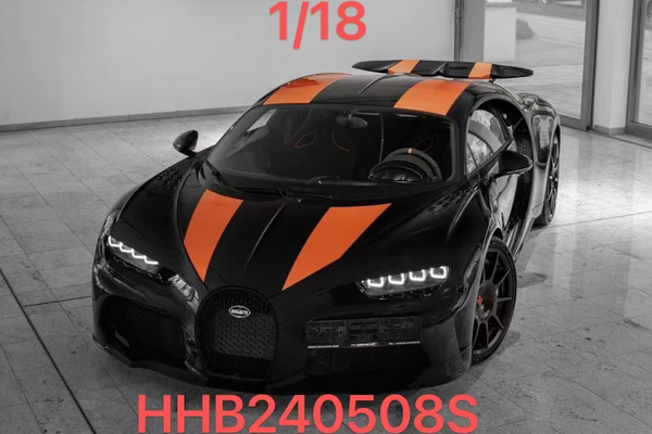 HH Model 1/18 Bugatti Red Dragon Super Sport Hidden Edition Black