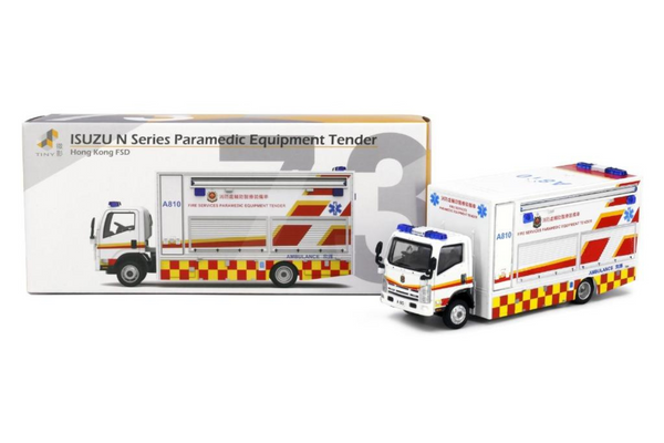 Tiny City 73 Diecast - ISUZU N Series Paramedic Equipment Tender (PET)