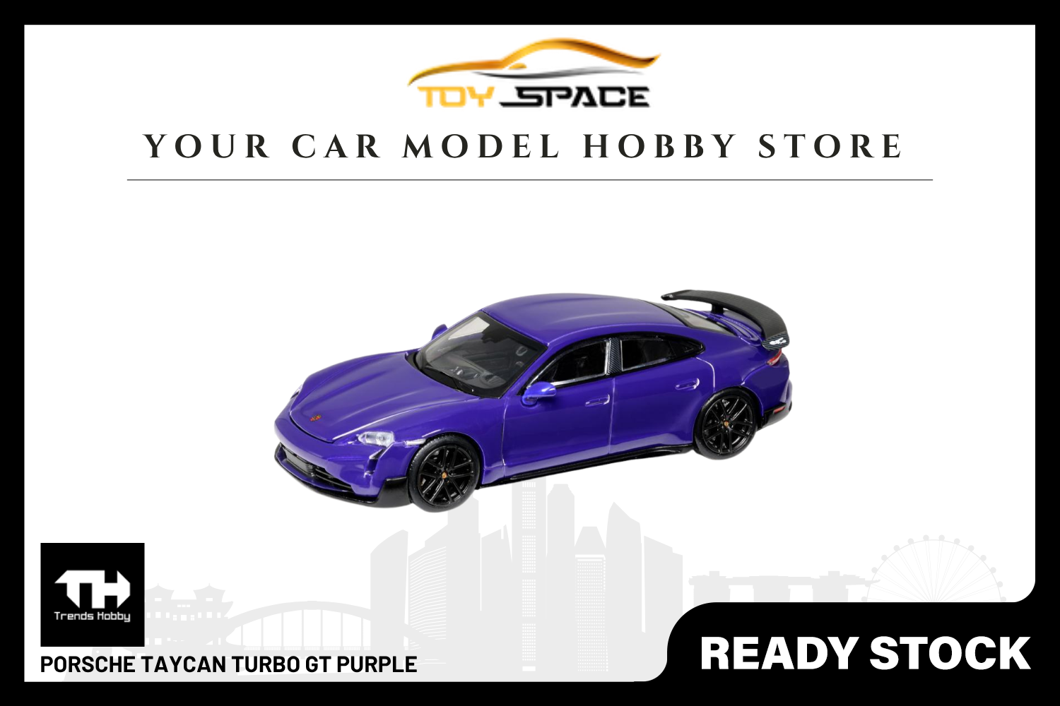 [TRENDS HOBBY] Porsche Taycan Turbo GT Purple