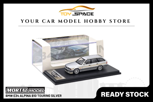[MORTAL] 1:64 BMW E34 Alpina B10 Touring Silver