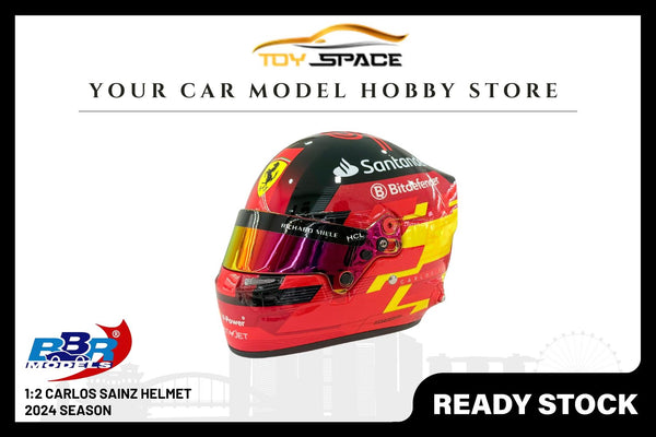 [BBR MODELS] 1:2 Carlos Sainz Season 2024 Mini Helmet