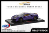 [BBR MODELS] 1:18 Ferrari 488 Pista - Viola Al Humaid With Yellow-Black Stripe