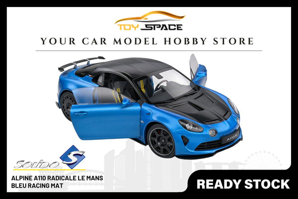 [SOLIDO] 1/18 Alpine A110 Radicale - Bleu Racing Mat 2023