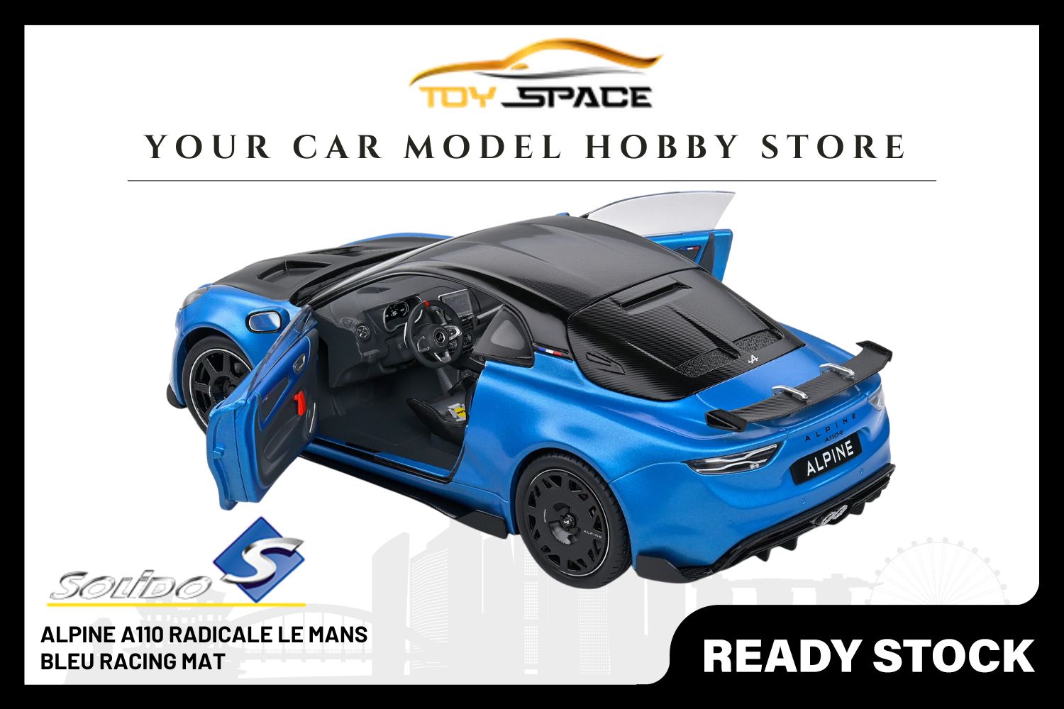 [SOLIDO] 1/18 Alpine A110 Radicale - Bleu Racing Mat 2023