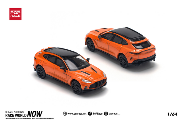 [POP RACE] 1/64 Aston Martin DBX 707 - Cosmos Orange