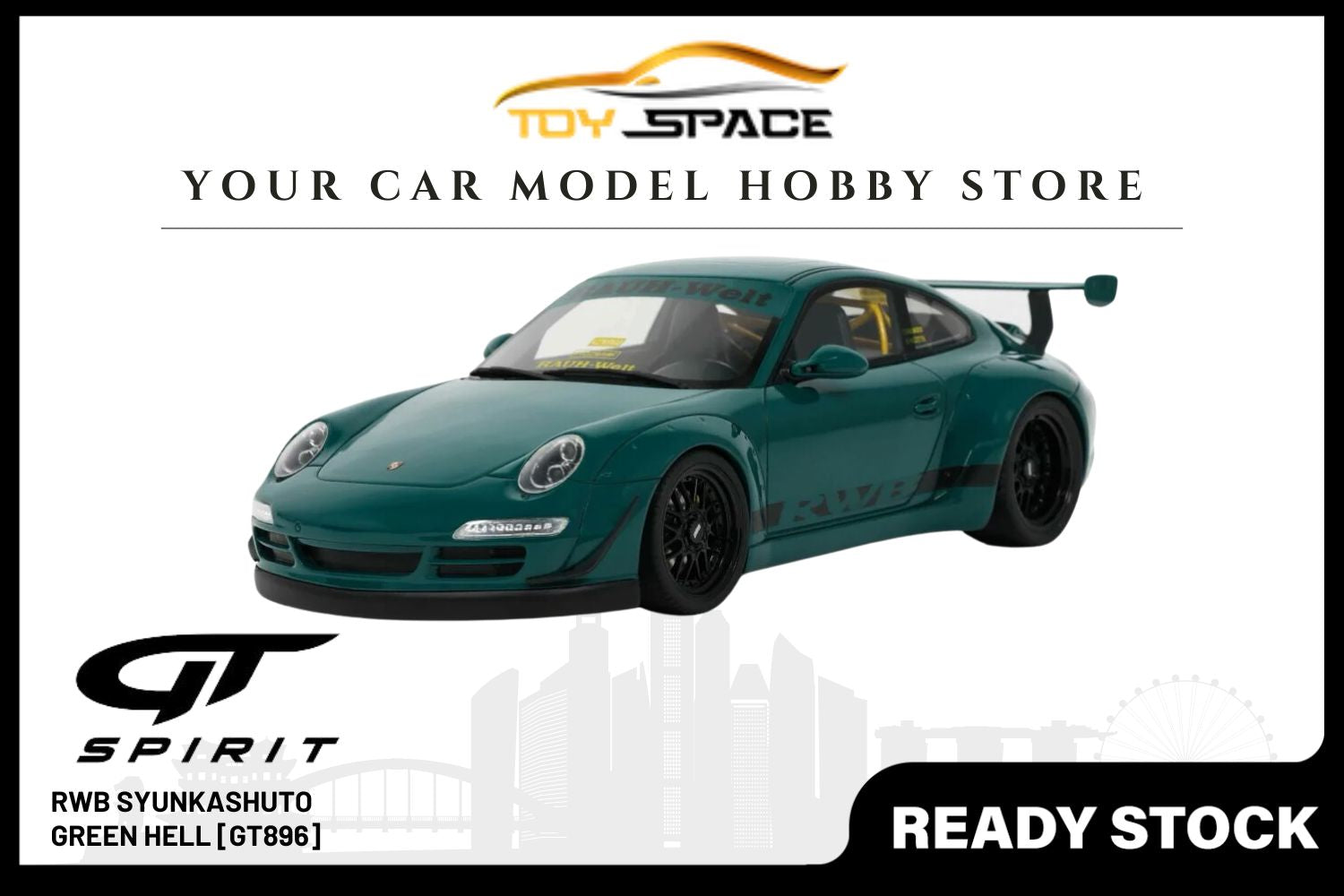 [GT SPIRIT] 1/18 RWB Syunkashuto 2021 Green Hell [GT896]