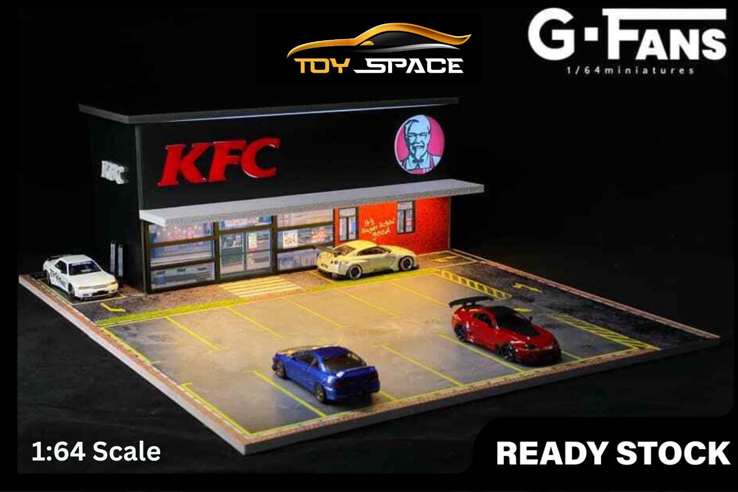 [G-FANS] 1/64 KFC Building Diorama [710014]