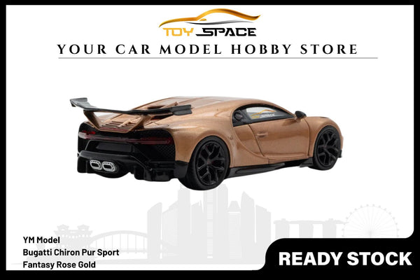 [YM MODEL] 1/64 Chiron Pur Sport - Fantasy Rose Gold [Limited 299 pcs]