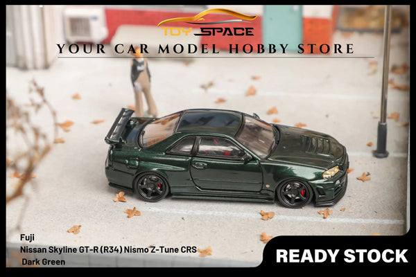 [FUJI] 1/64 Skyline GT-R (R34) Nismo Z-Tune CRS Dark Green