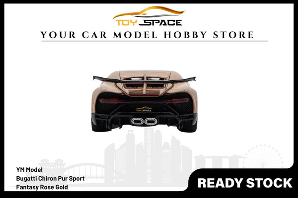 [YM MODEL] 1/64 Chiron Pur Sport - Fantasy Rose Gold [Limited 299 pcs]