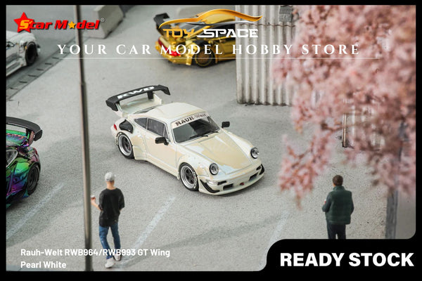 [STAR MODEL] 1/64 Rauh-Welt RWB964/RWB993 GT Wing Chrome Edition