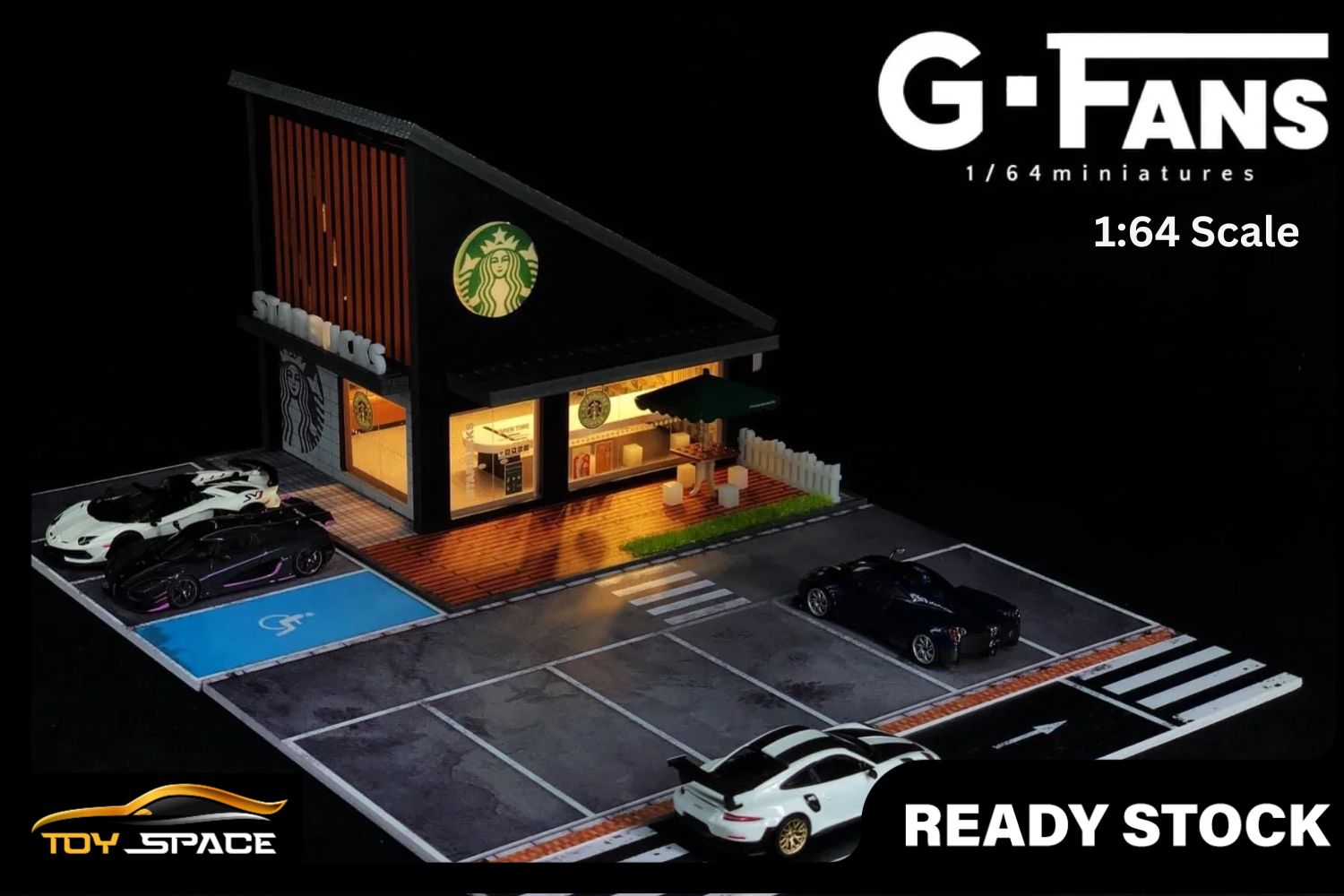 [G-FANS] 1/64 Starbucks Building Diorama [710025]