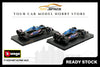 Bburago 1:43 BWT Alpine (2023) #10 Pierre Gasly & #31 Esteban Ocon