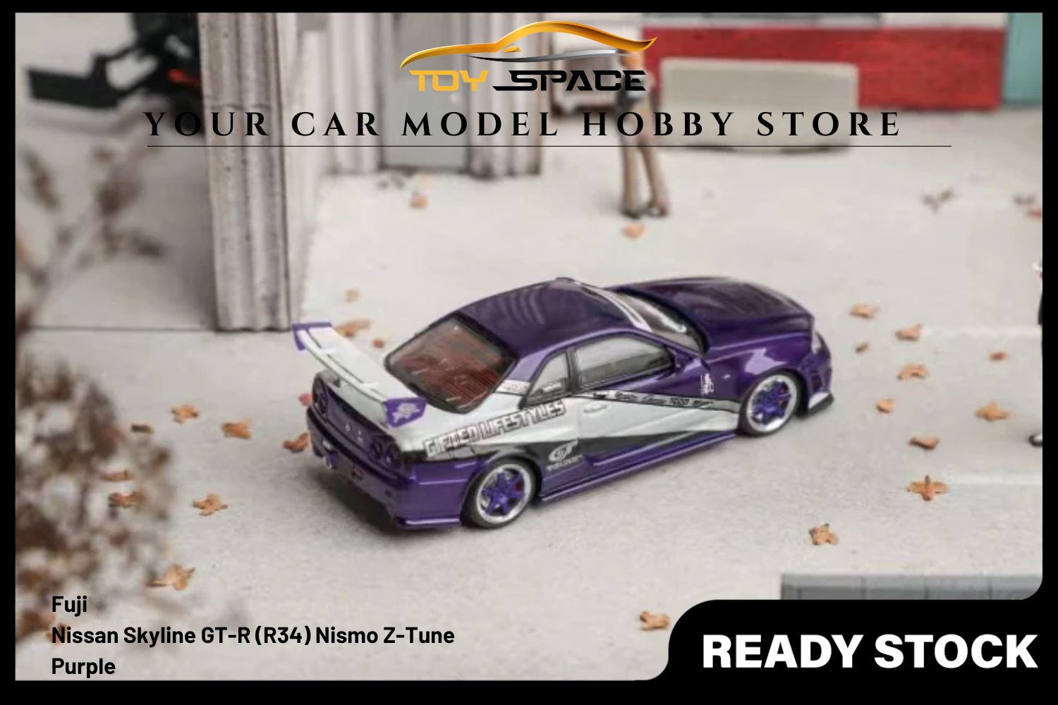 [FUJI] 1/64 Skyline GT-R (R34) Nismo Z-Tune - Purple