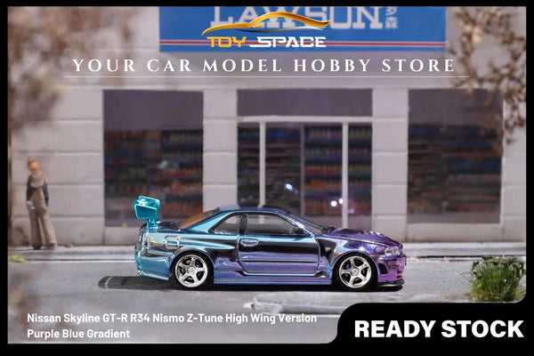 [FUJI] 1/64 Skyline GT-R R34 Nismo Z-Tune High Wing Version