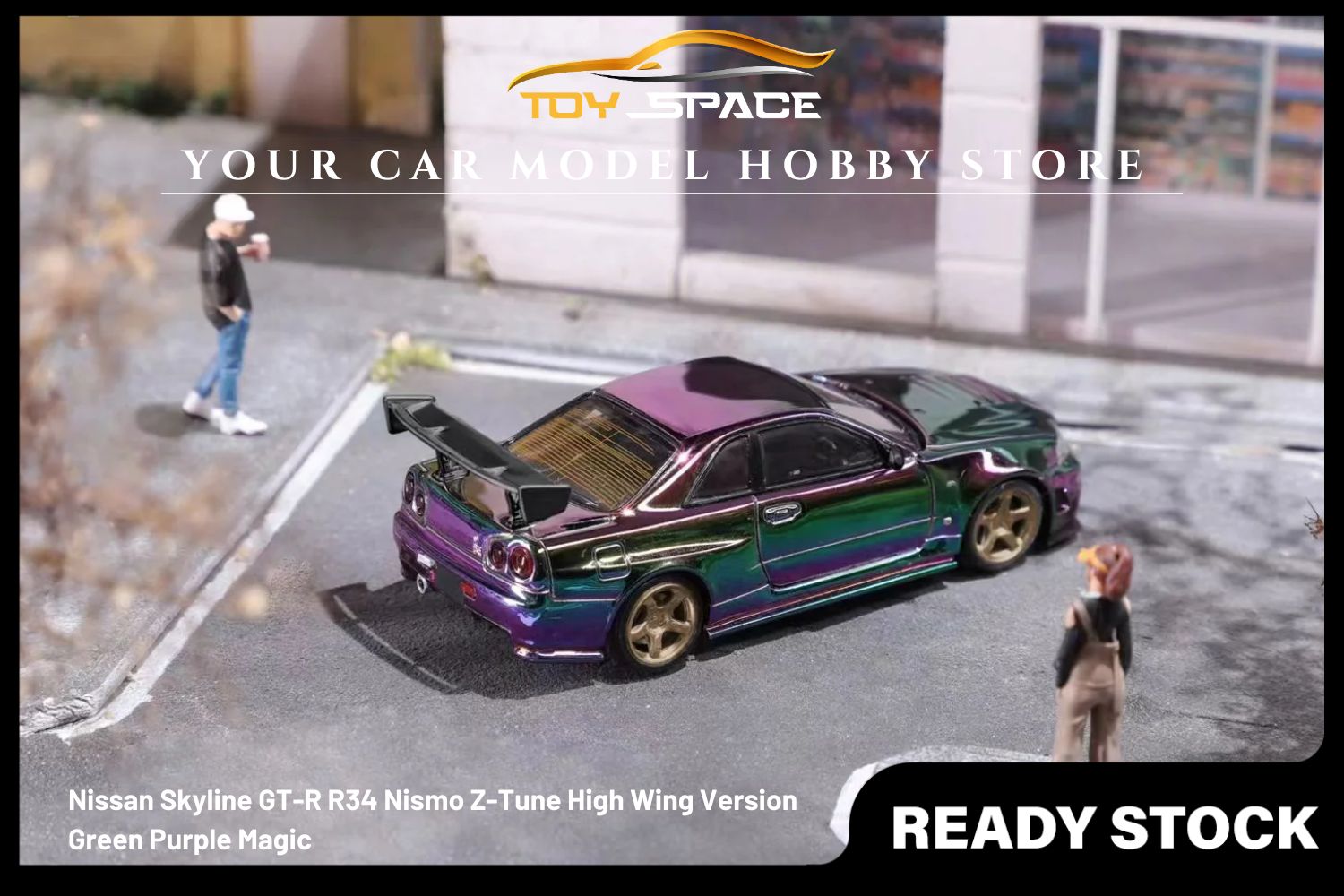 [FUJI] 1/64 Skyline GT-R R34 Nismo Z-Tune High Wing Version