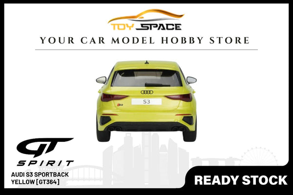 [GT SPIRIT] 1/18 Audi S3 Sportback Yellow 2020 [GT364]