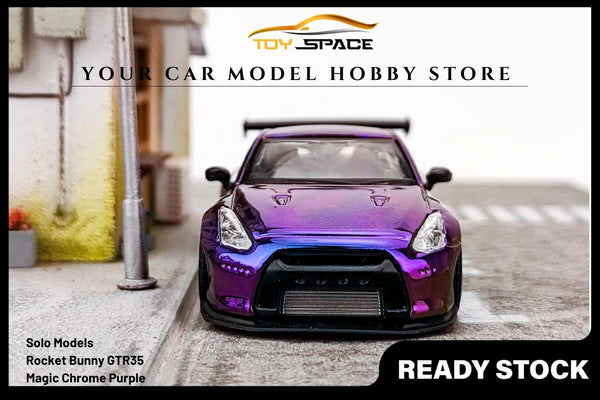 [SOLO] 1/64 Rocket Bunny GTR35 Magic Chrome Purple