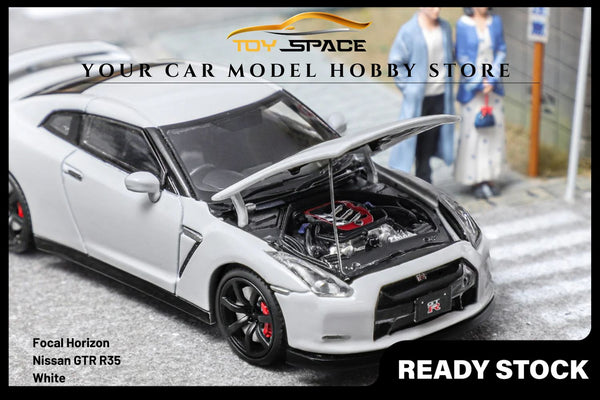 [FOCAL HORIZON] 1/64 Skyline GTR R35 White