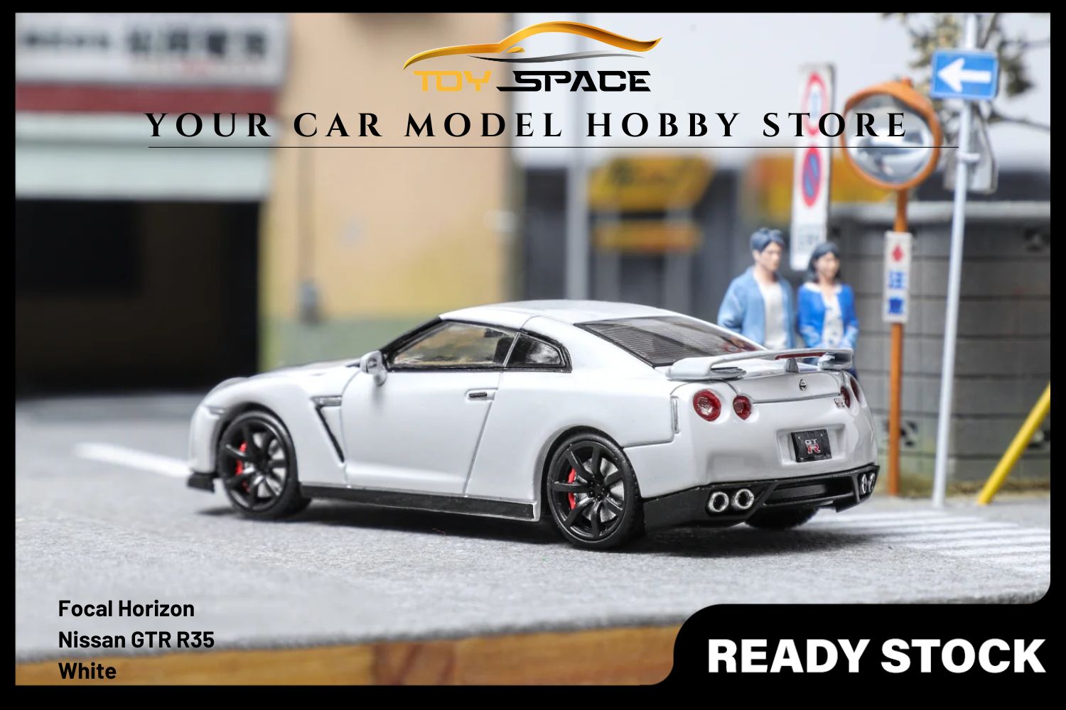 [FOCAL HORIZON] 1/64 Skyline GTR R35 White