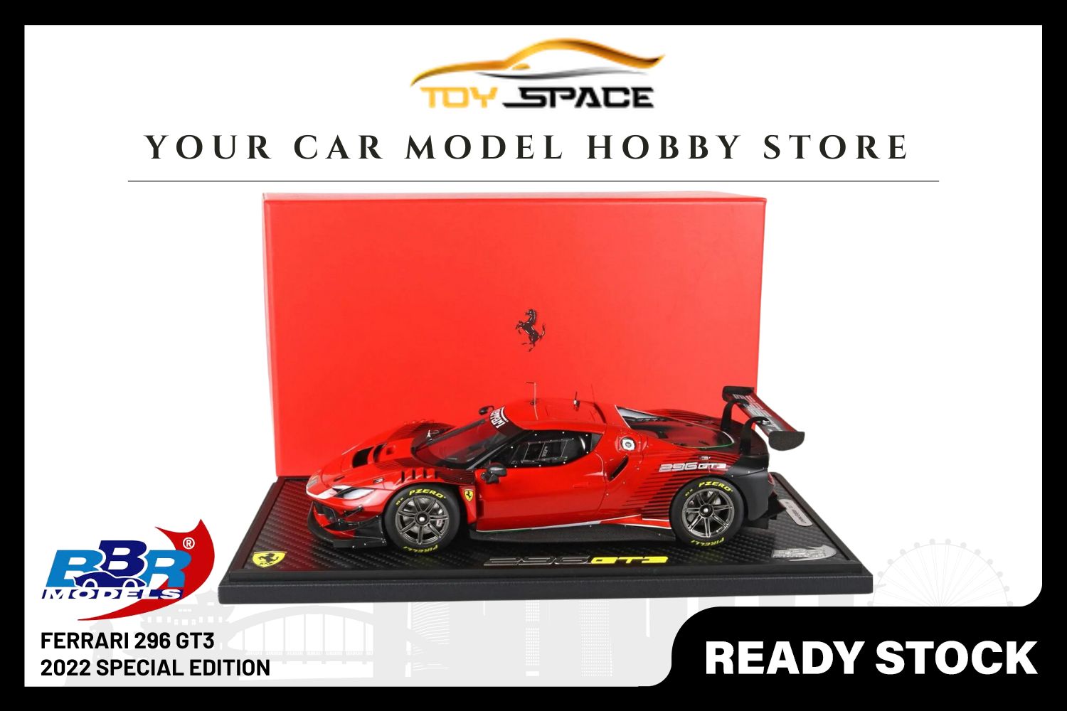 [BBR MODELS] 1/18 Ferrari 296 GT3 2022 - Special Edition (Limited 54 pcs)