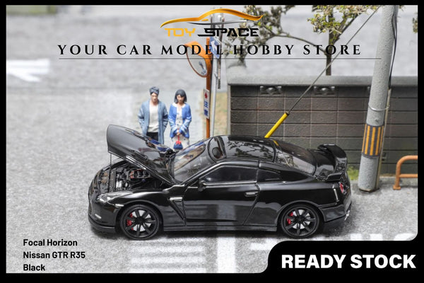 [FOCAL HORIZON] 1/64 Skyline GTR R35 Black