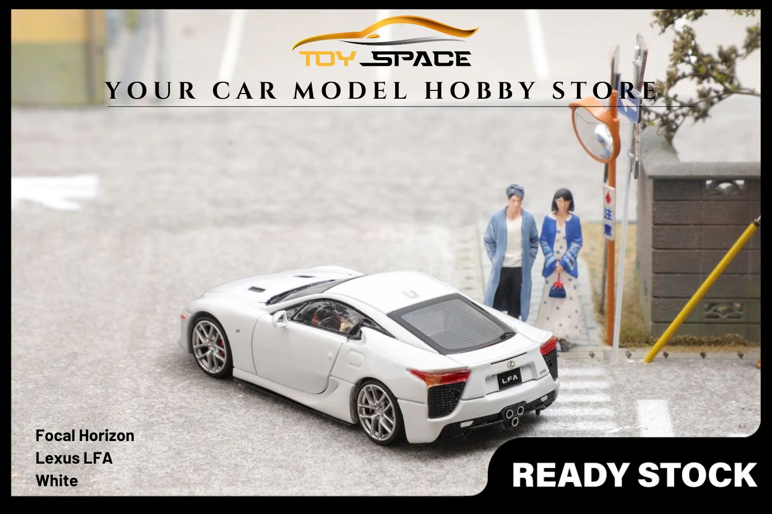 [FOCAL HORIZON] 1/64 Lexus LFA White