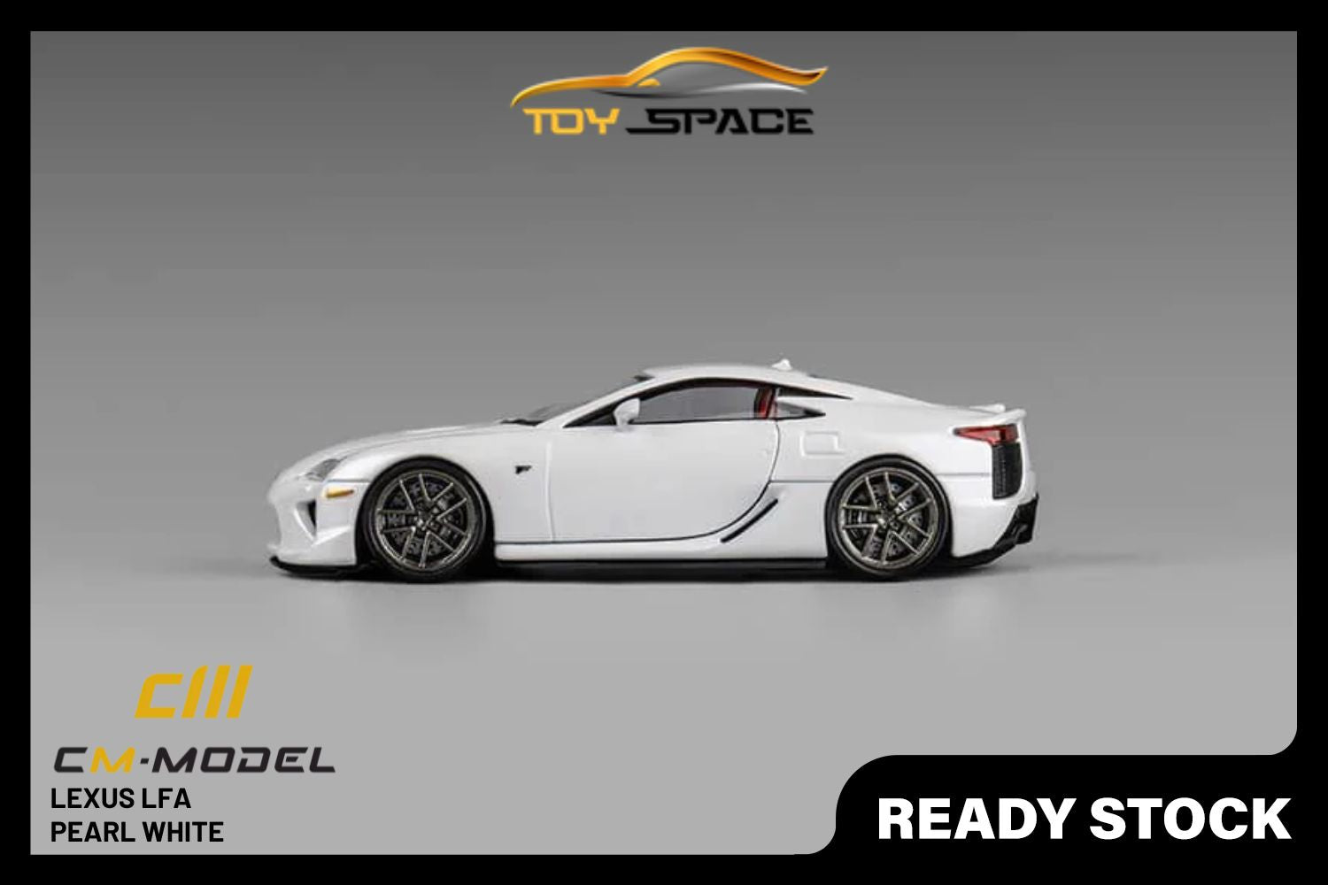 [CM MODEL] 1/64 Lexus LFA - Pearl White