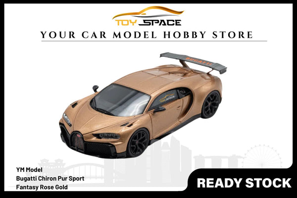 [YM MODEL] 1/64 Chiron Pur Sport - Fantasy Rose Gold [Limited 299 pcs]