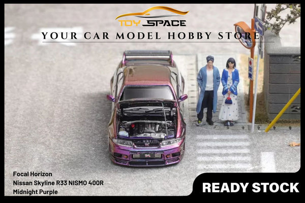 [FOCAL HORIZON] 1/64 Skyline GTR R33 NISMO 400R Midnight Purple