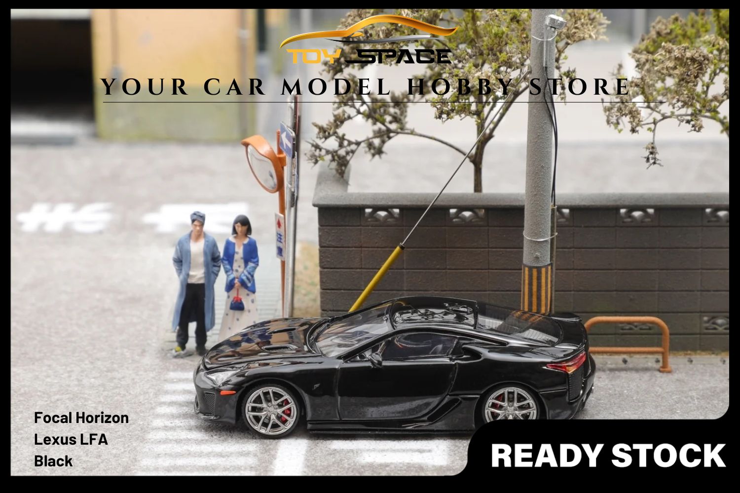 [FOCAL HORIZON] 1/64 Lexus LFA Black