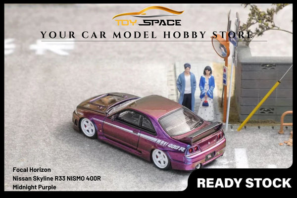 [FOCAL HORIZON] 1/64 Skyline GTR R33 NISMO 400R Midnight Purple