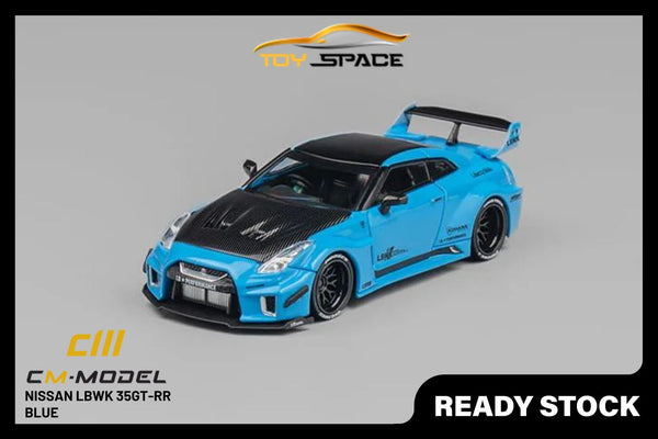 [CM MODEL] 1/64 Nissan LBWK 35GT-RR Blue