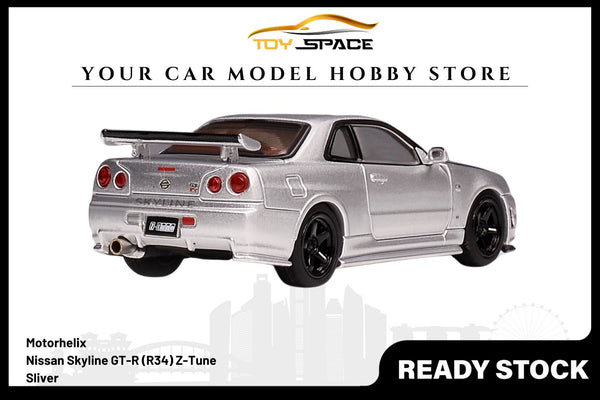 [MOTORHELIX] 1/64 Nissan Skyline GT-R (R34) Z-Tune