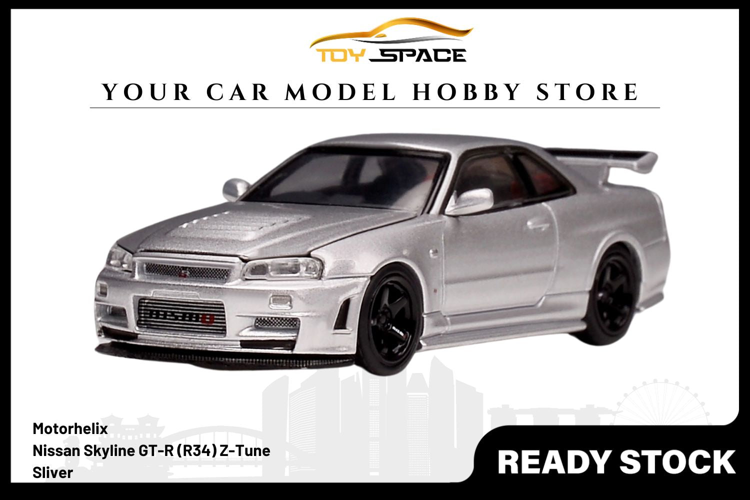 [MOTORHELIX] 1/64 Nissan Skyline GT-R (R34) Z-Tune