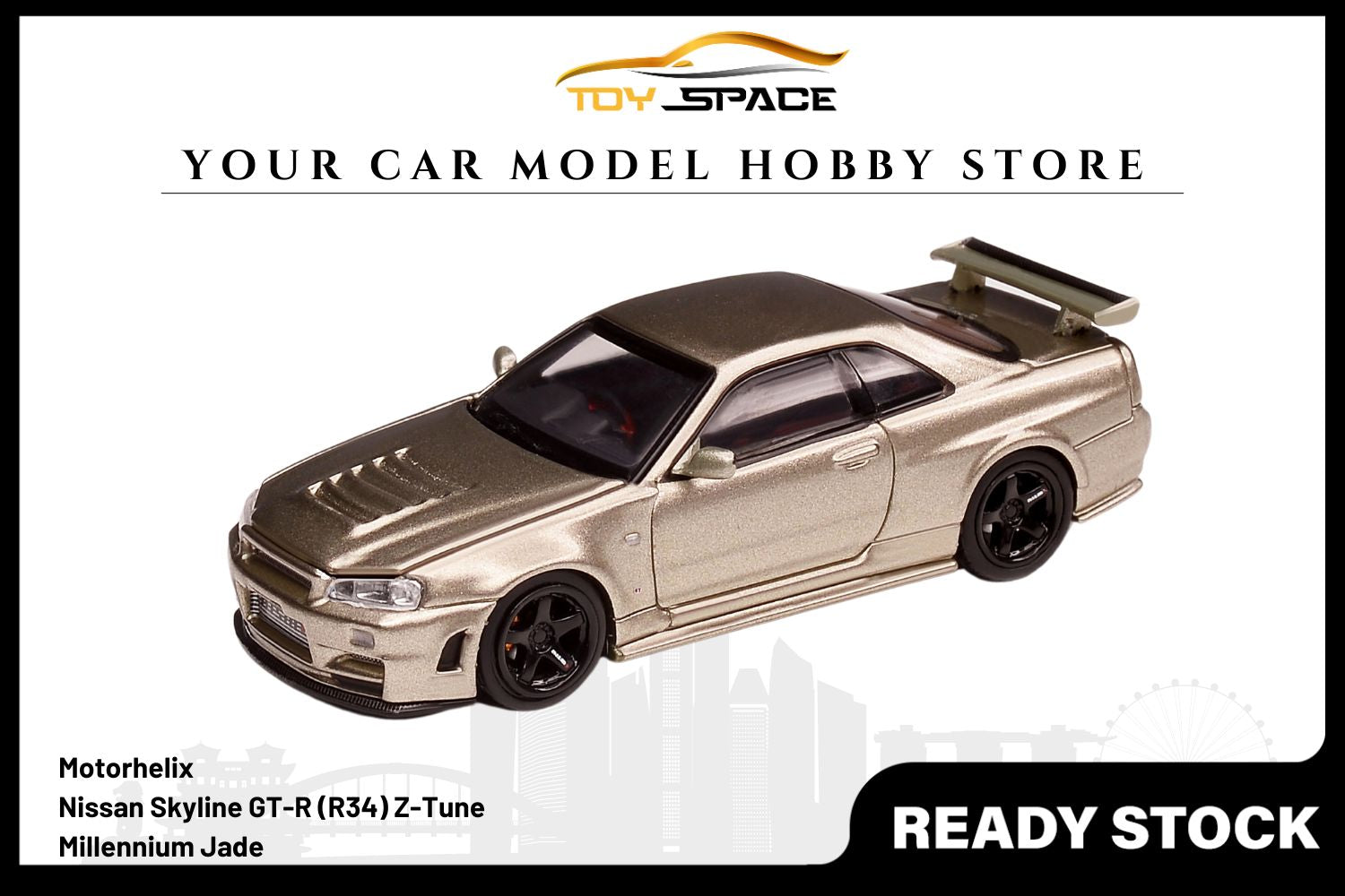 [MOTORHELIX] 1/64 Nissan Skyline GT-R (R34) Z-Tune