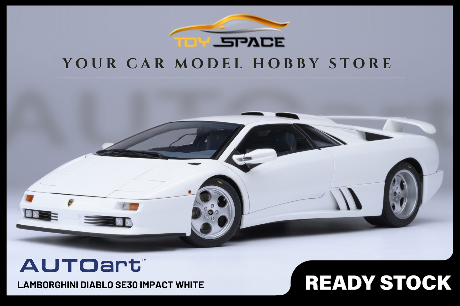 [AUTOART] 1:18 Lamborghini Diablo SE30 Impact White