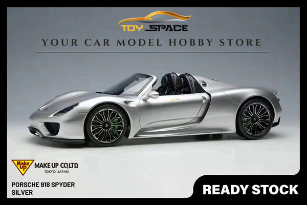 [MAKE UP] 1:18 Porsche 918 Spyder 2011 Silver [EML045]