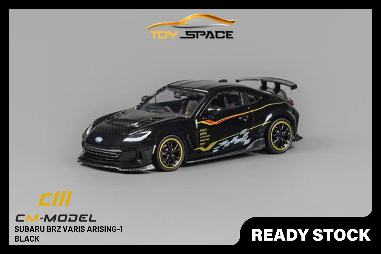 [CM MODEL] 1/64 Subaru BRZ Varis ARISING-1 Black