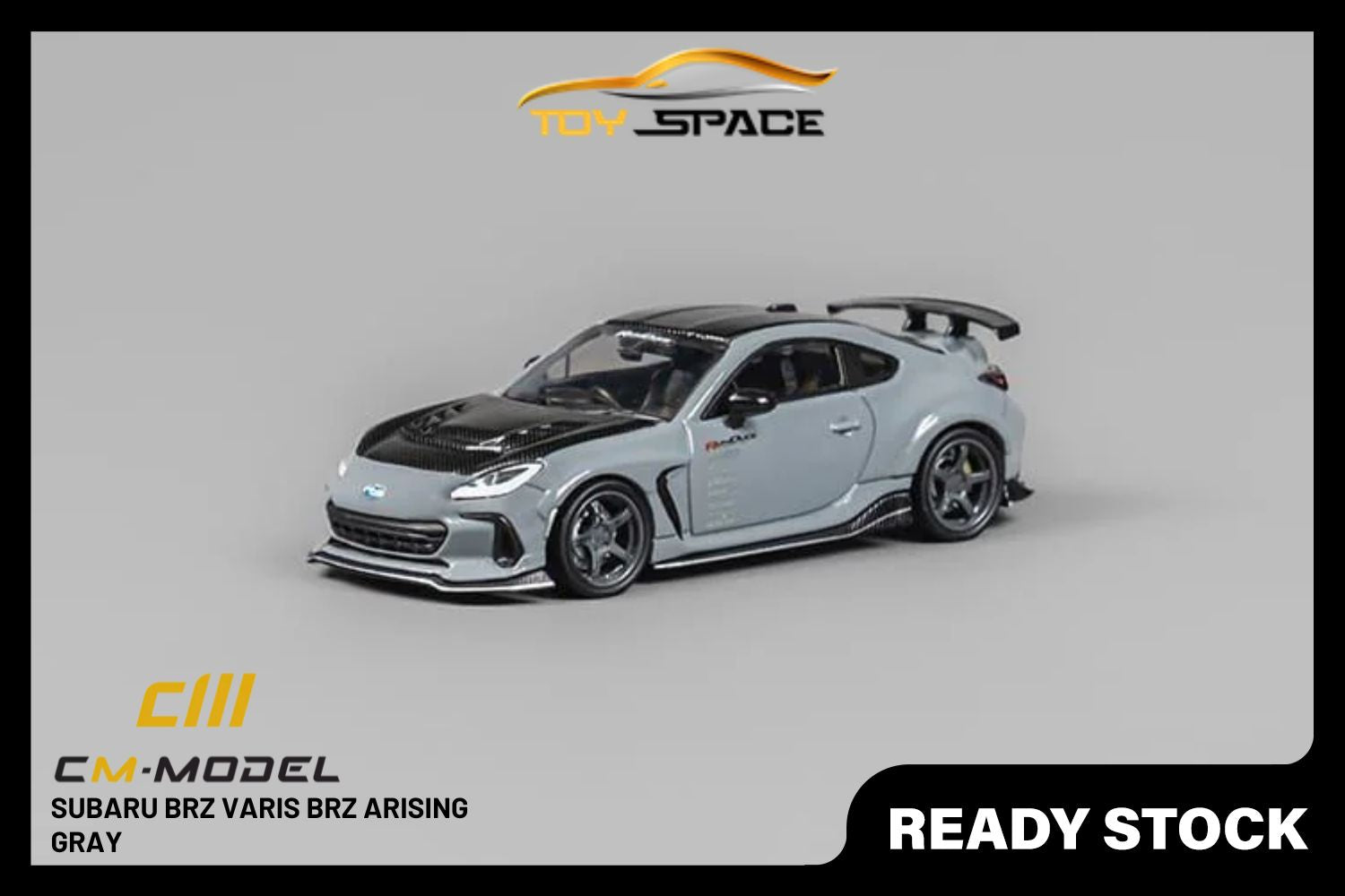 [CM MODEL] 1/64 Subaru BRZ Varis BRZ ARISING-1 Gray