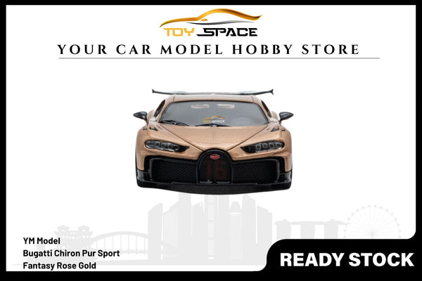 [YM MODEL] 1/64 Chiron Pur Sport - Fantasy Rose Gold [Limited 299 pcs]