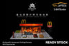 [MOREART] 1/64 McDonald's Restaurant Parking Diorama With Figurine Set