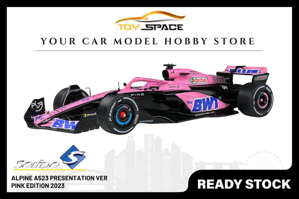 [SOLIDO] 1/18 Alpine A523 Presentation Ver. - Pink Edition 2023