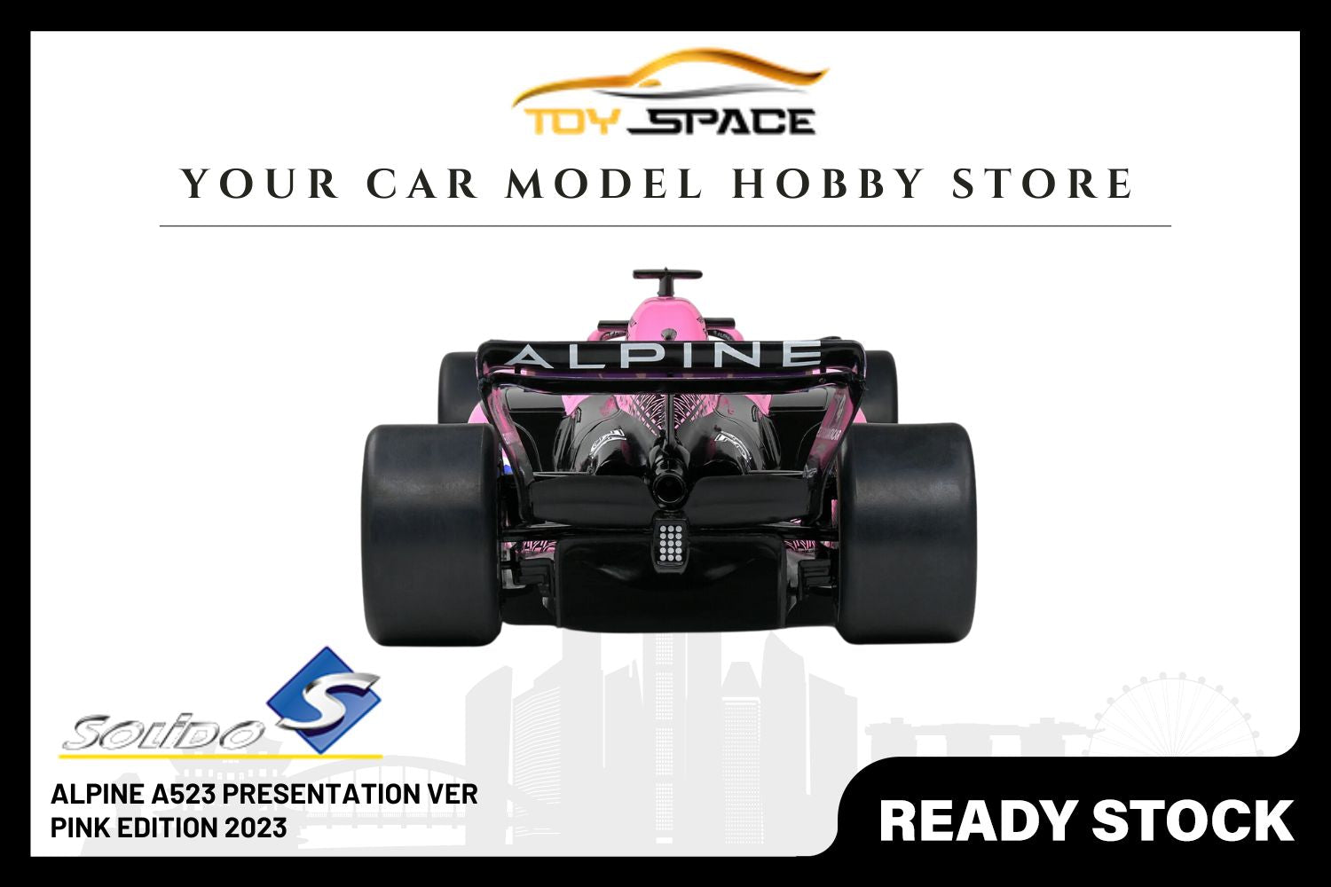 [SOLIDO] 1/18 Alpine A523 Presentation Ver. - Pink Edition 2023