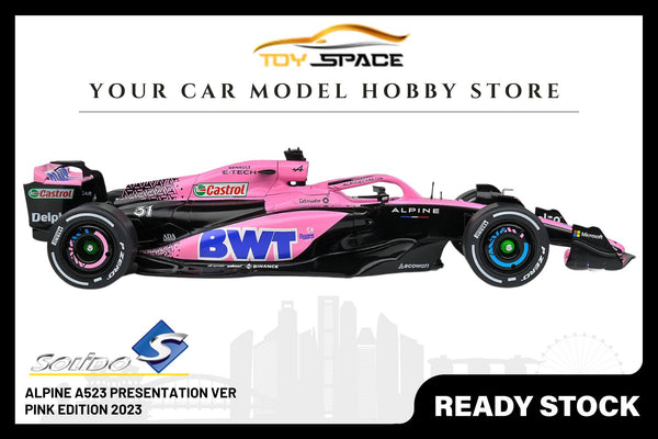 [SOLIDO] 1/18 Alpine A523 Presentation Ver. - Pink Edition 2023